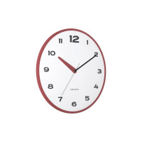 Nástenné hodiny Brisk Dome Karlsson KA6028RD, 40cm